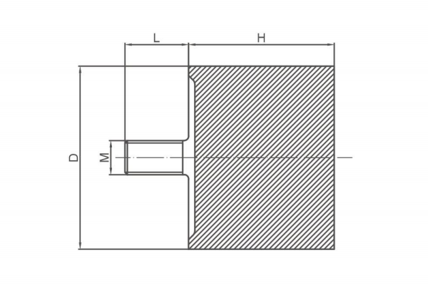 JNBE Cylindiric Vibration Mount