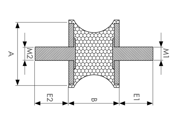 SJBT Cylindiric Vibration Mount