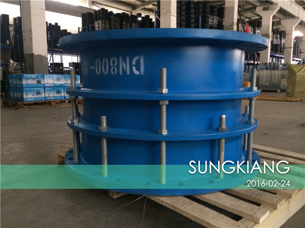 Delivery of DN800 Double Flanged Loosen Sleeve Limit Expansion Joint   