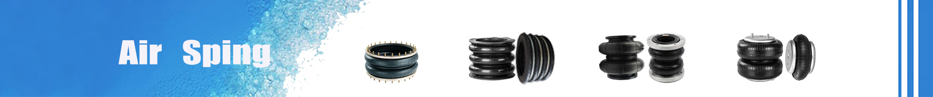 Air spring with air nozzle valve